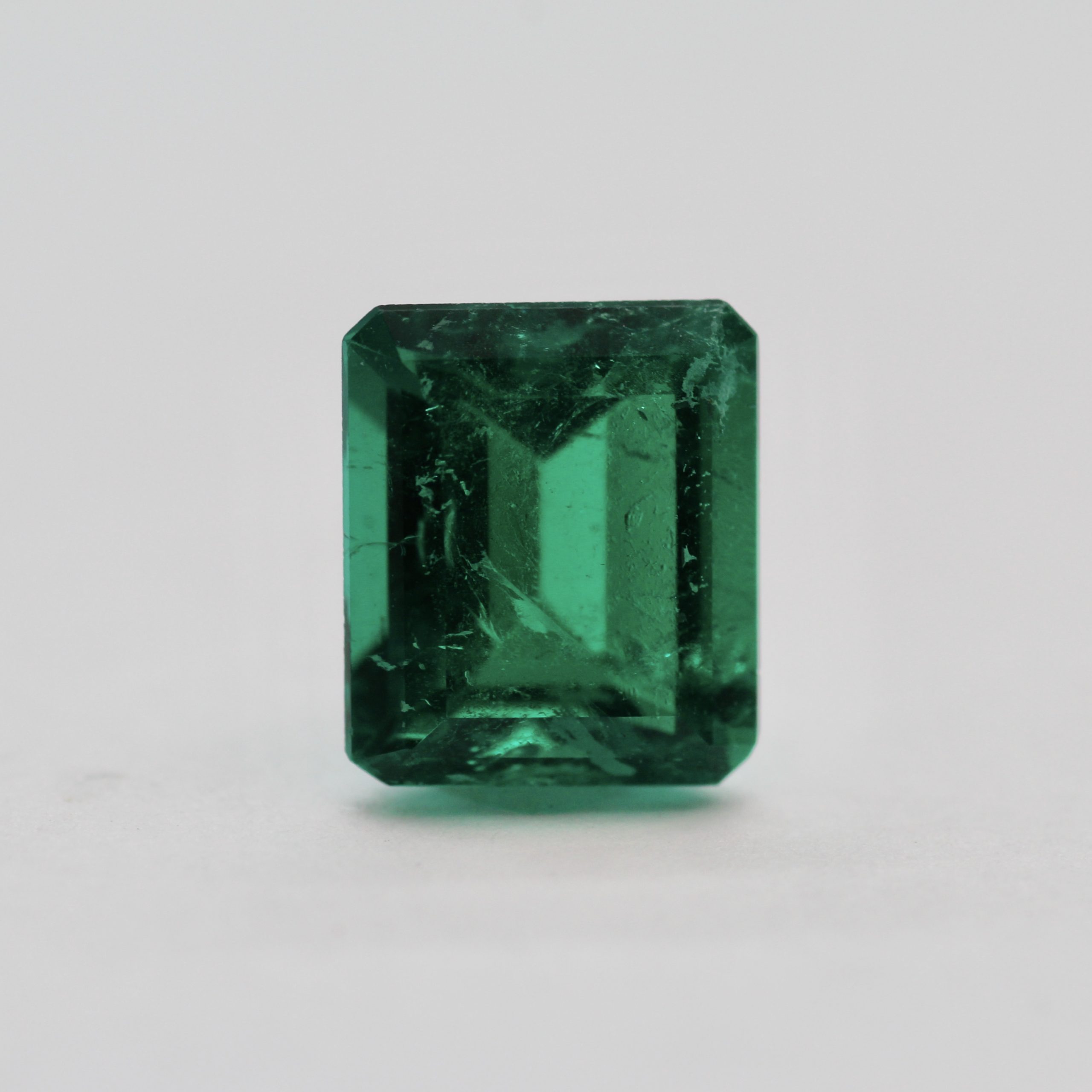 Gorgeous Colombian Green Emerald Faceted Emerald Cut Shape Loose Gemstone 