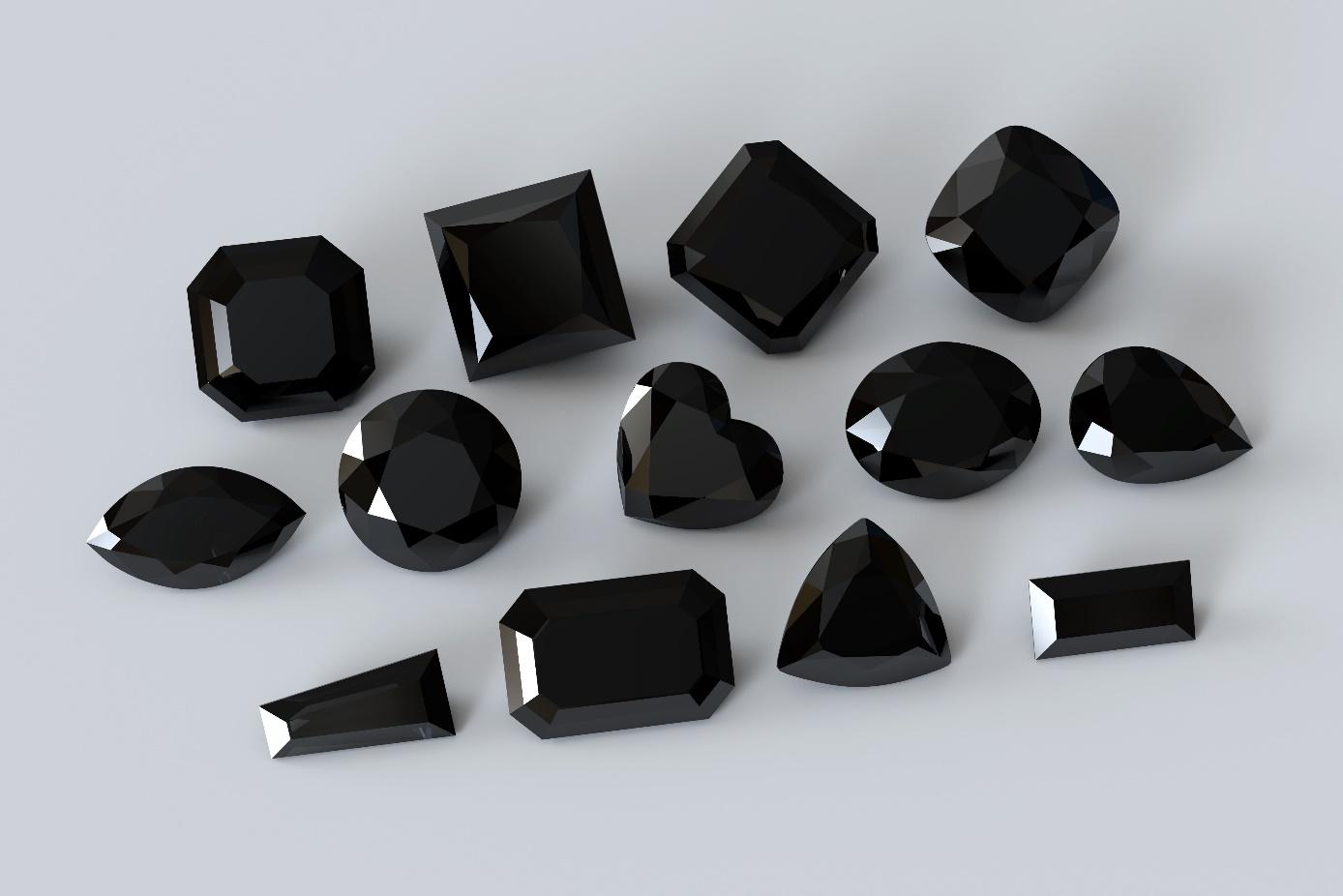 black diamond shapes