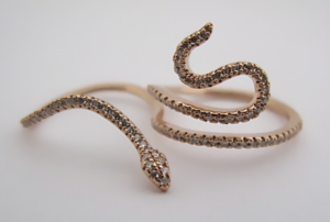 gold snake ring