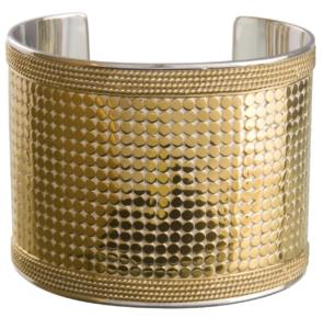 gold textured cuff